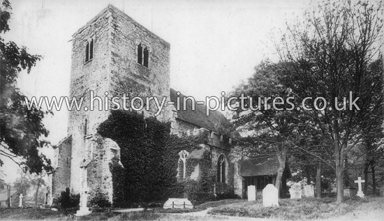 St Mary's Church, South Benfleet, Essex. c.1905